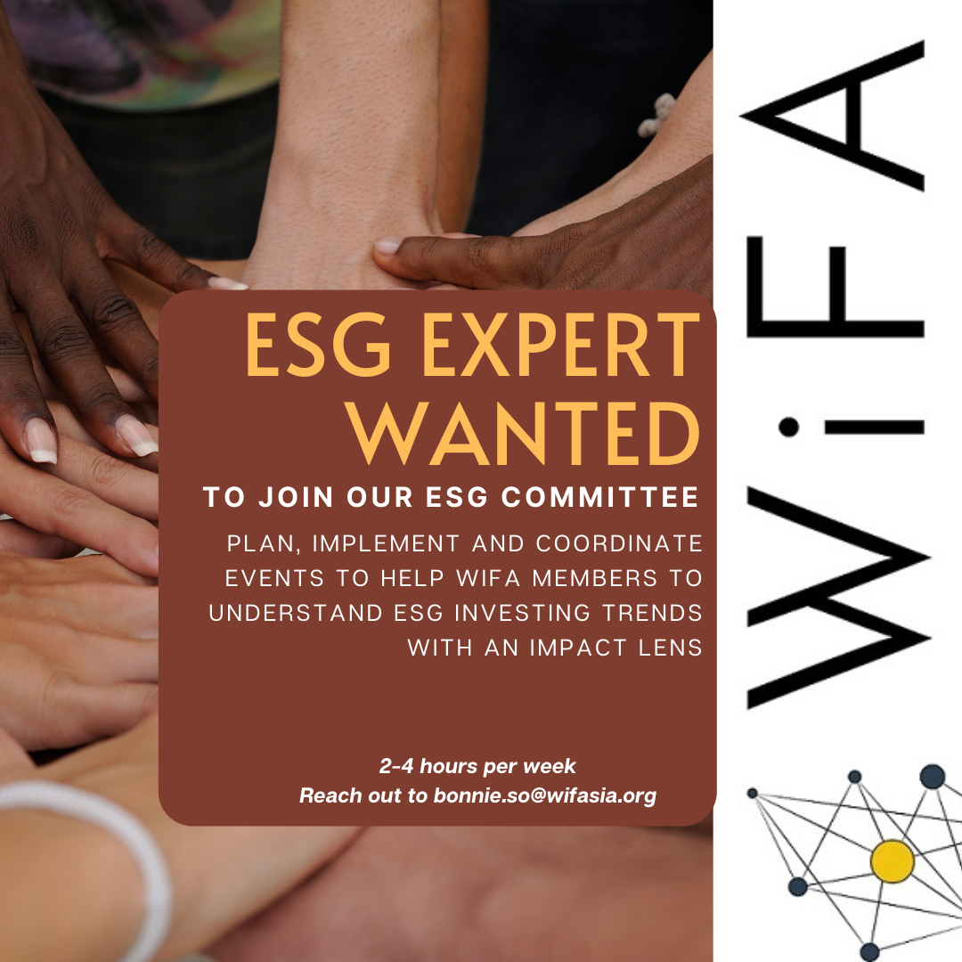 WIFA ESG Committee is looking for New Members!